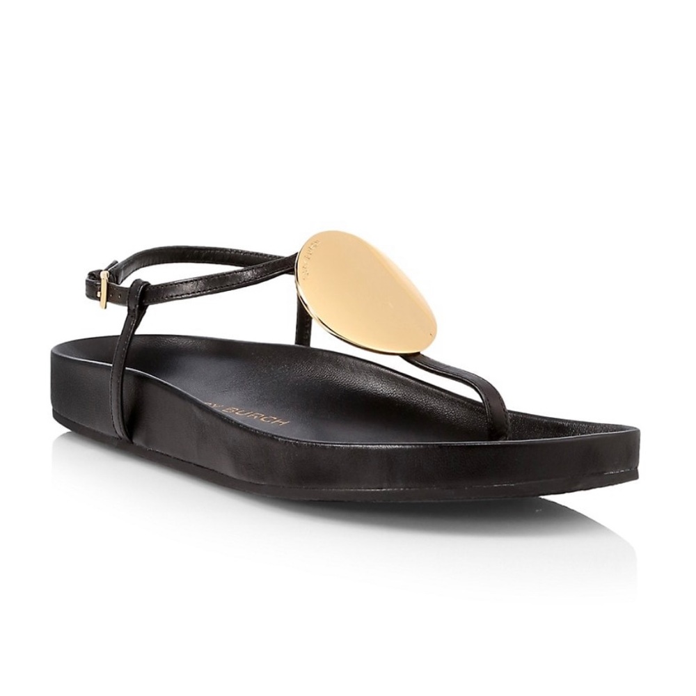 ☀️NWT☀️TORY BURCH Patos Sandals Black 7 - Picture 2 of 11